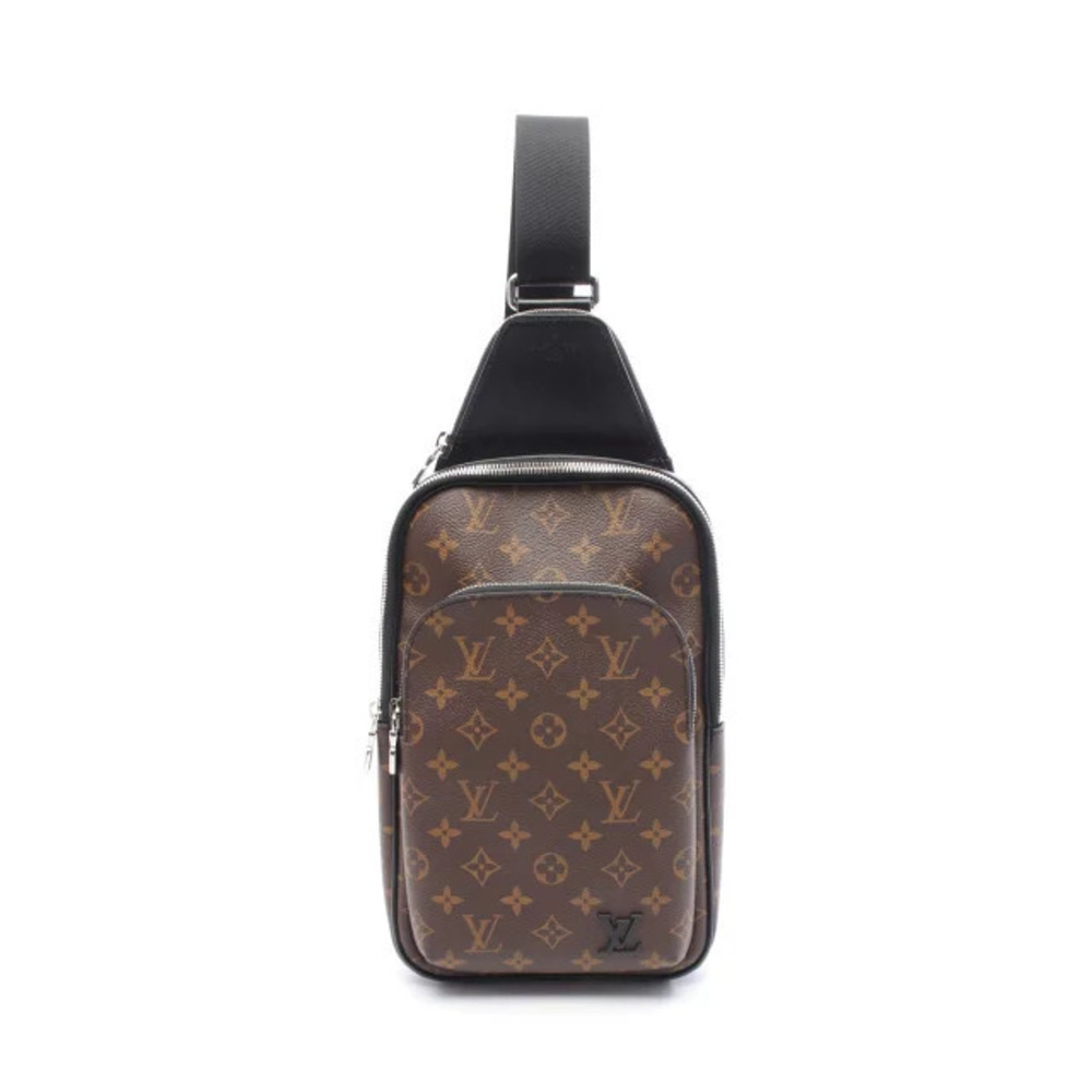 Louis Vuitton Avenue Macassar Brown Monogram Bag Waist Belt Body Sling Bum - Picture 2 of 6